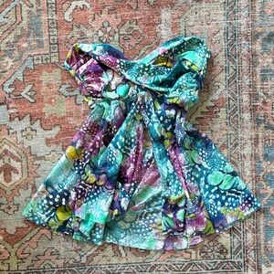 Mermaids Strapless Split Flowy Cami